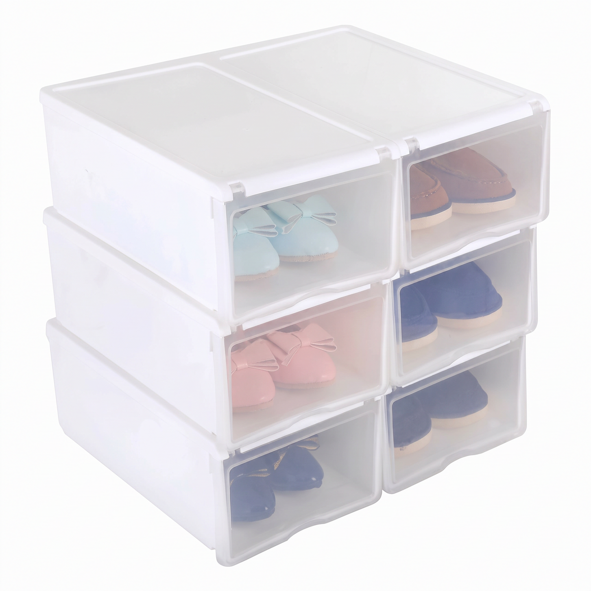Pack 6 Cajas Organizadoras de Zapatos - vista 1 - Iron Oak Chile