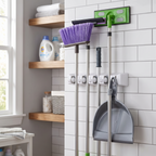Organizador de Pared para Escobas y Traperos - vista 3 - Iron Oak Chile