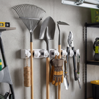 Organizador de Pared para Escobas y Traperos - vista 5 - Iron Oak Chile
