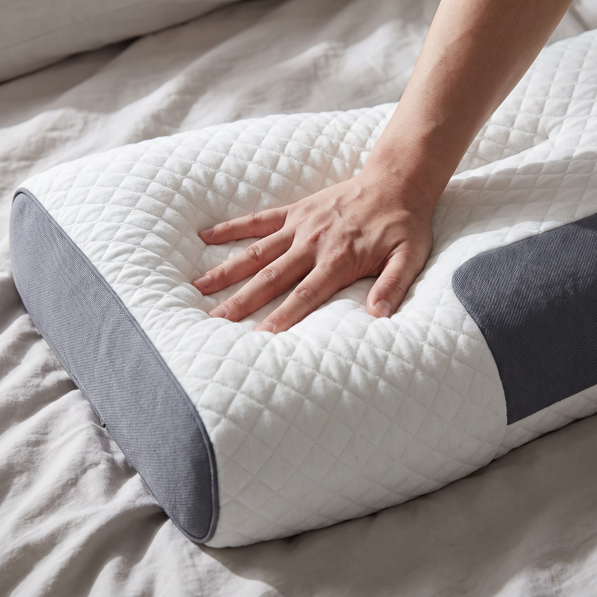 Almohada Cervical Ergonómica - vista 3 - Iron Oak Chile