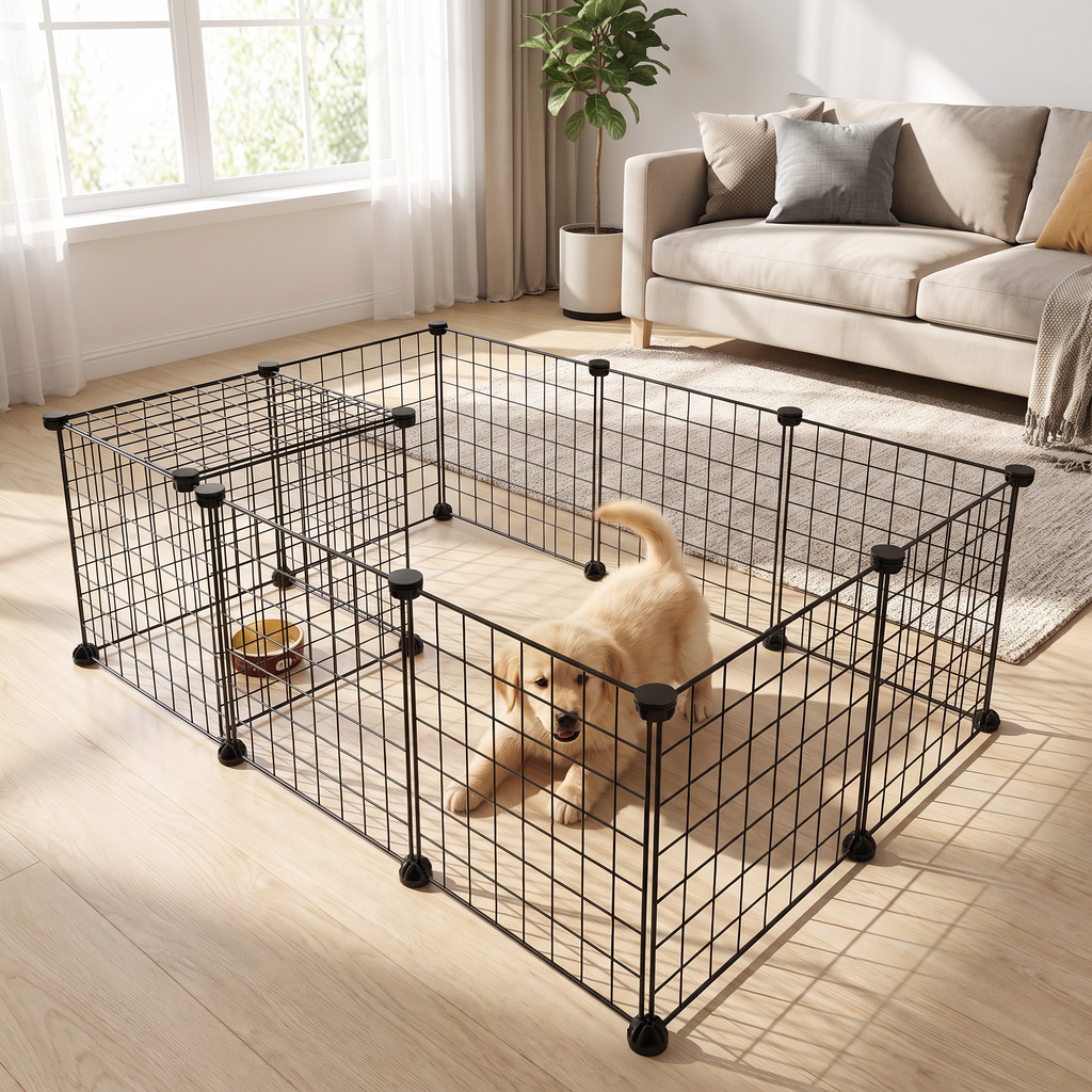 Corral para Mascotas 12 Paneles - vista 2 - Iron Oak Chile
