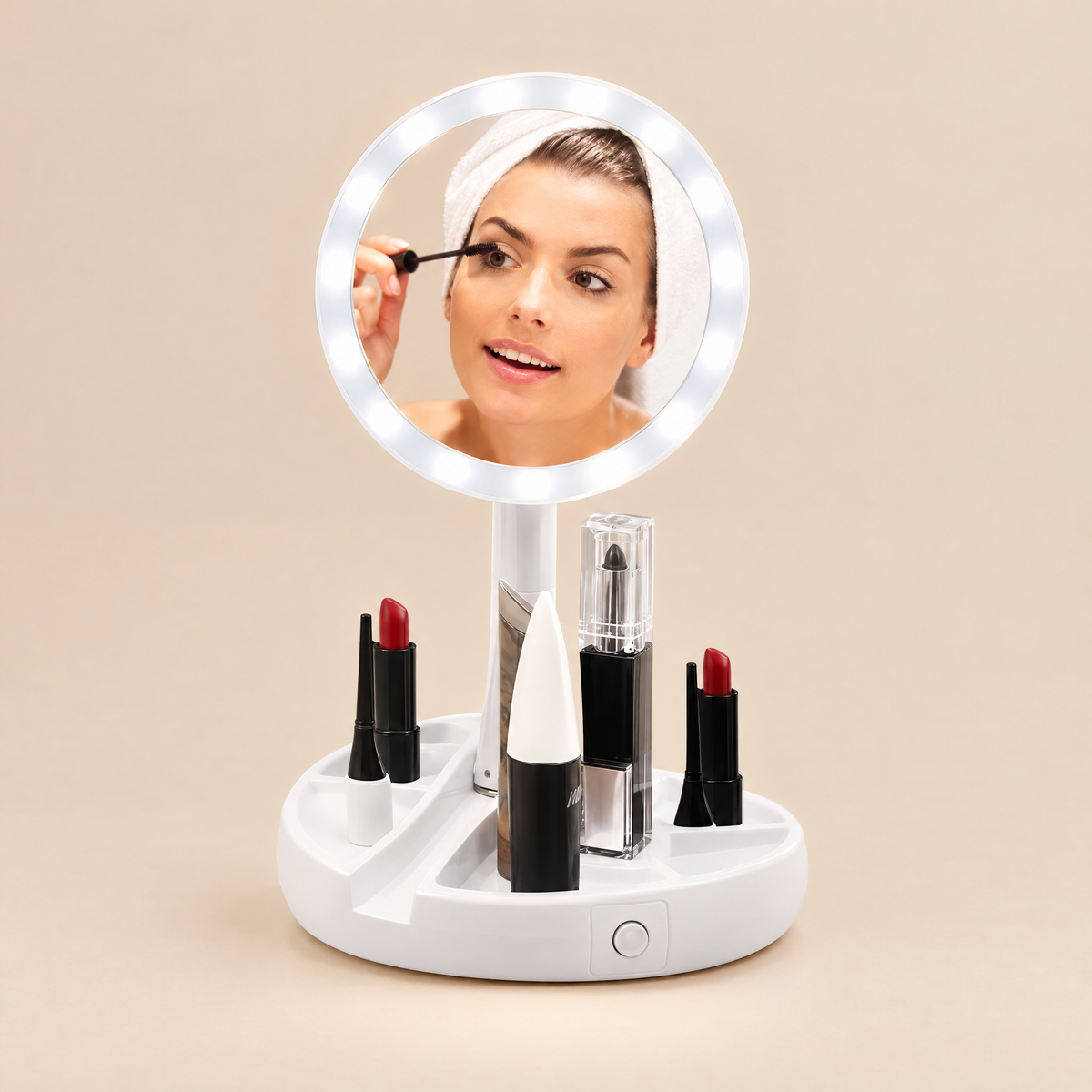 Espejo de Maquillaje con Luz LED - vista 4 - Iron Oak Chile