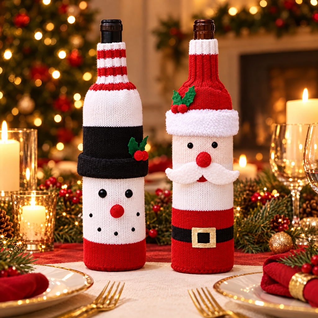 Fundas Navideñas para Botellas - vista 5 - Iron Oak Chile