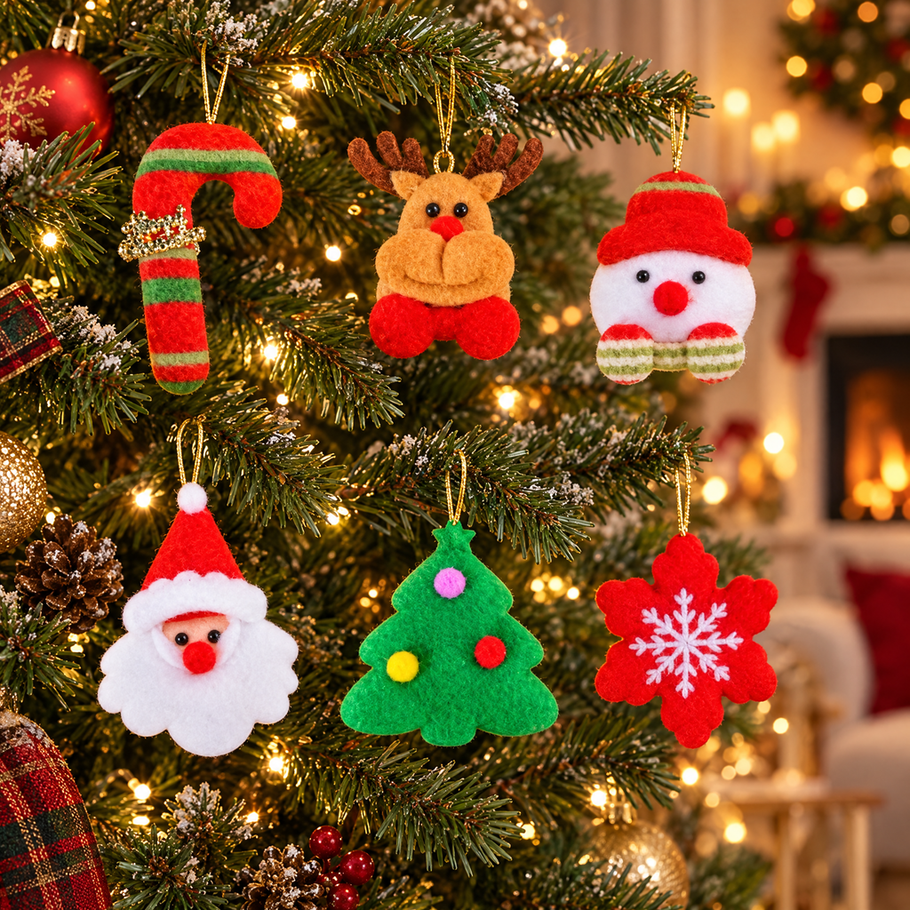 Set 6 Adornos Navideños - vista 5 - Iron Oak Chile