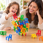 Juego de Equilibrio Sillas Apilables - en familia - Iron Oak Chile