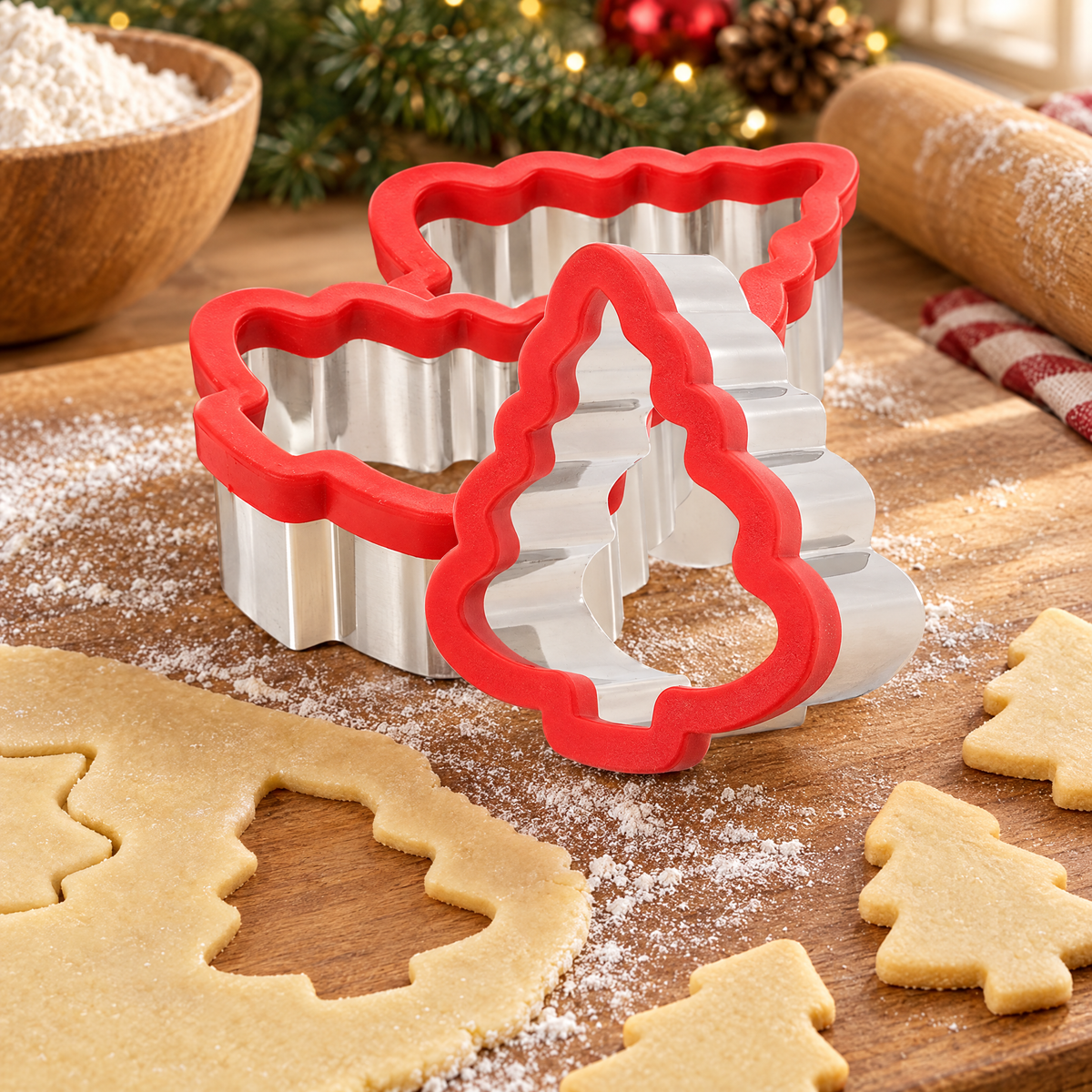 Cortador de Galletas Pino Navideño, Repostería - foto 5