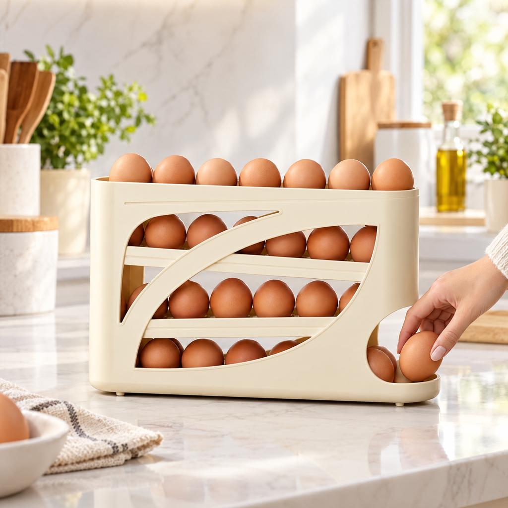 Dispensador de Huevos 4 Niveles, Orden en tu refrigerador - foto 3