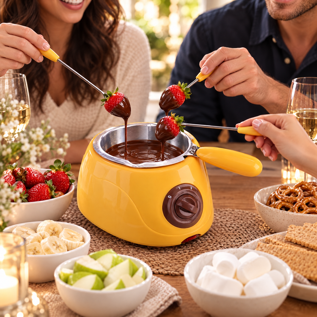 Fondue Eléctrica para Chocolate, Postres en familia - foto 3