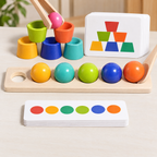 Juego Didáctico de Madera para Clasificar Colores - foto 5