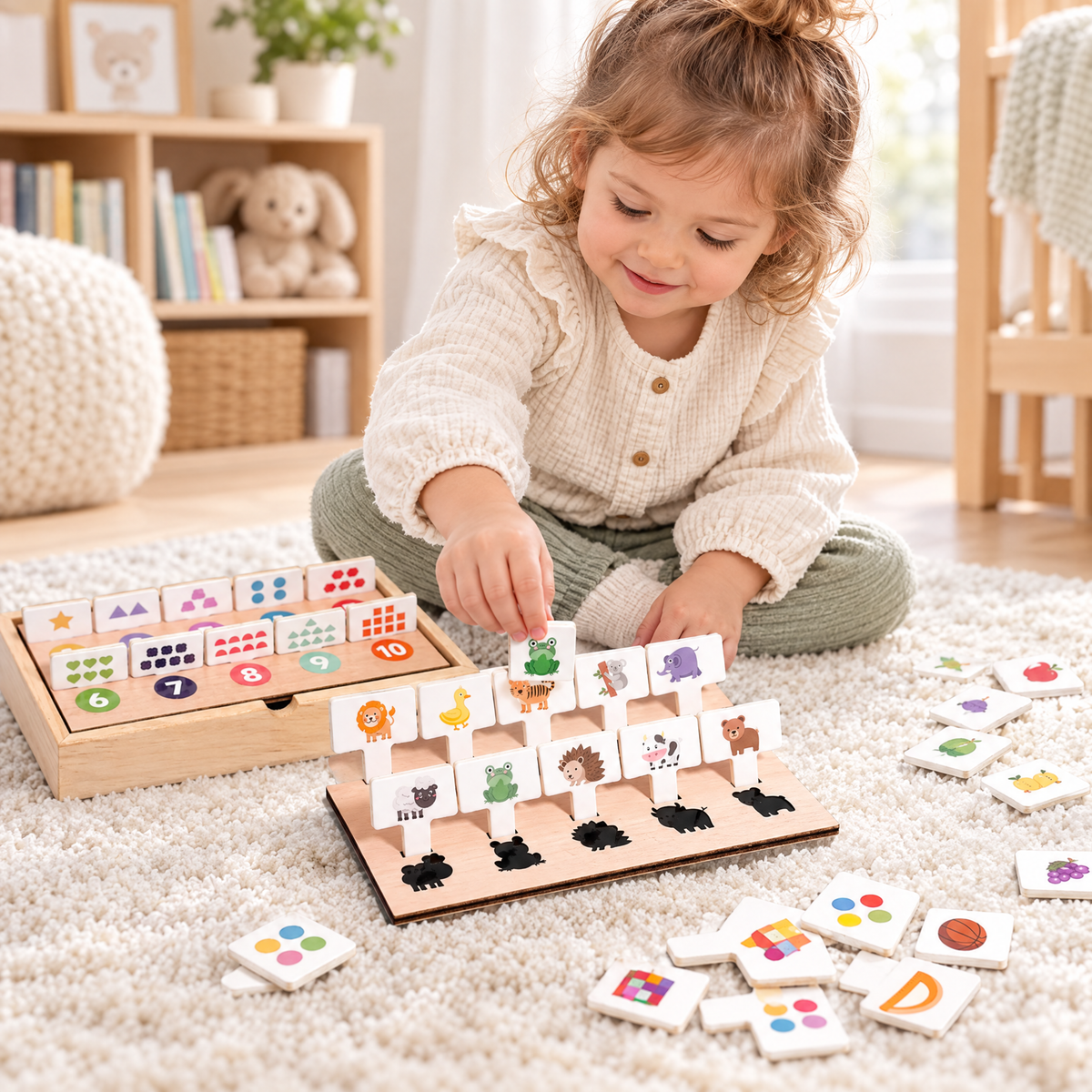 Juego de Asociación de Frutas, Didáctico - foto 5