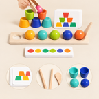 Juego Didáctico de Madera para Clasificar Colores - foto 3