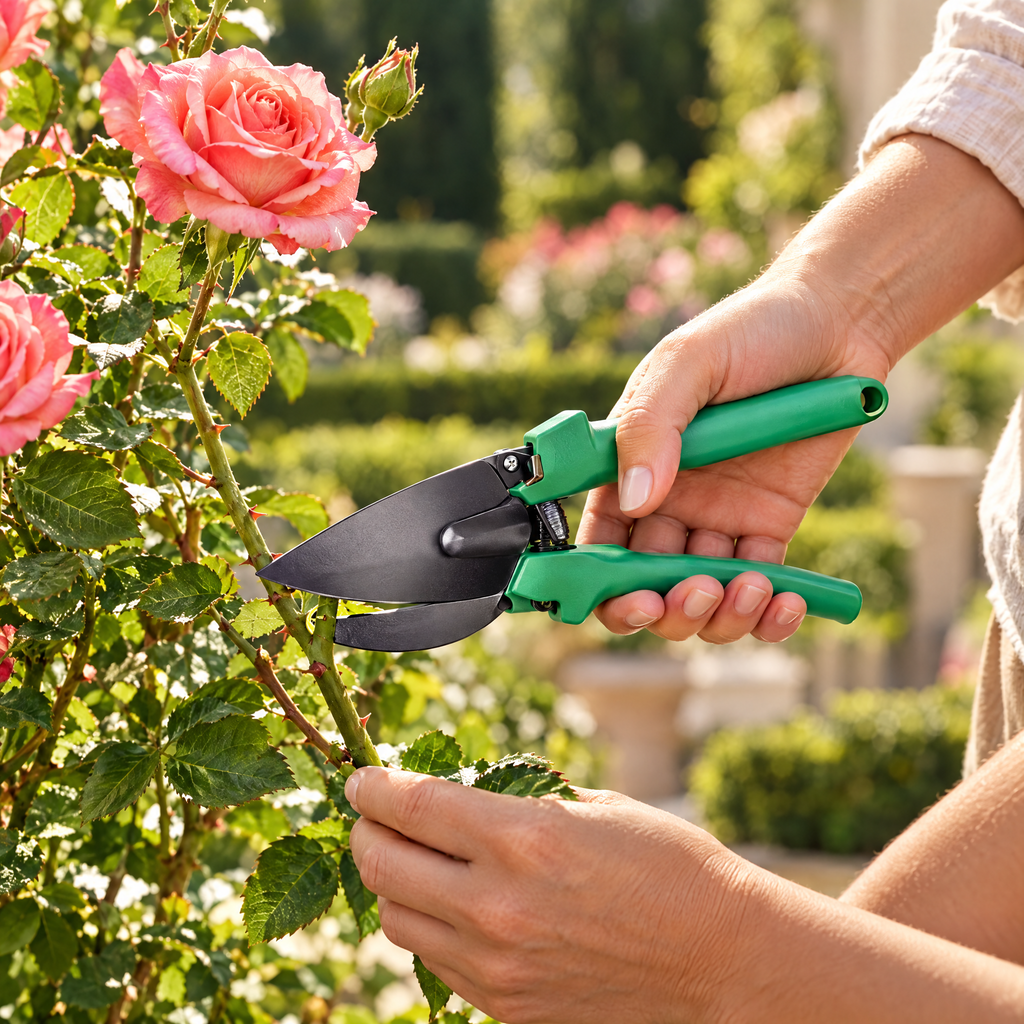 Kit de Jardinería de Acero, Rastrillo y Tijera - foto 3
