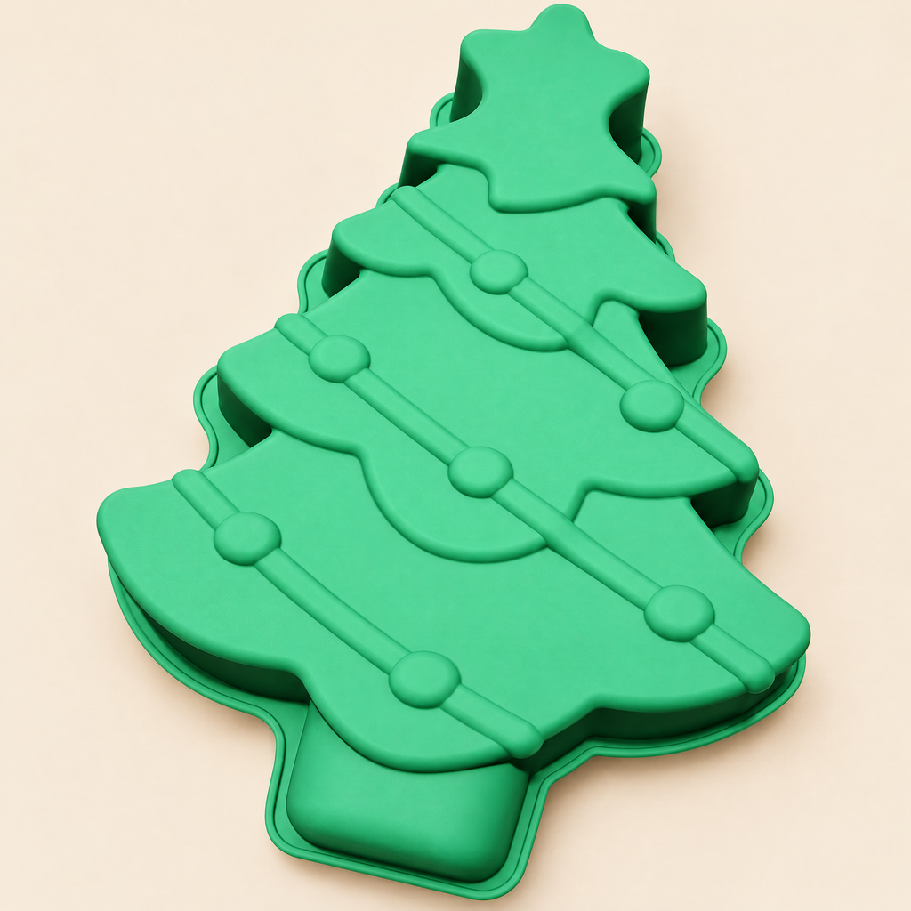 Molde de Silicona Pino Navideño, Repostería - foto 4