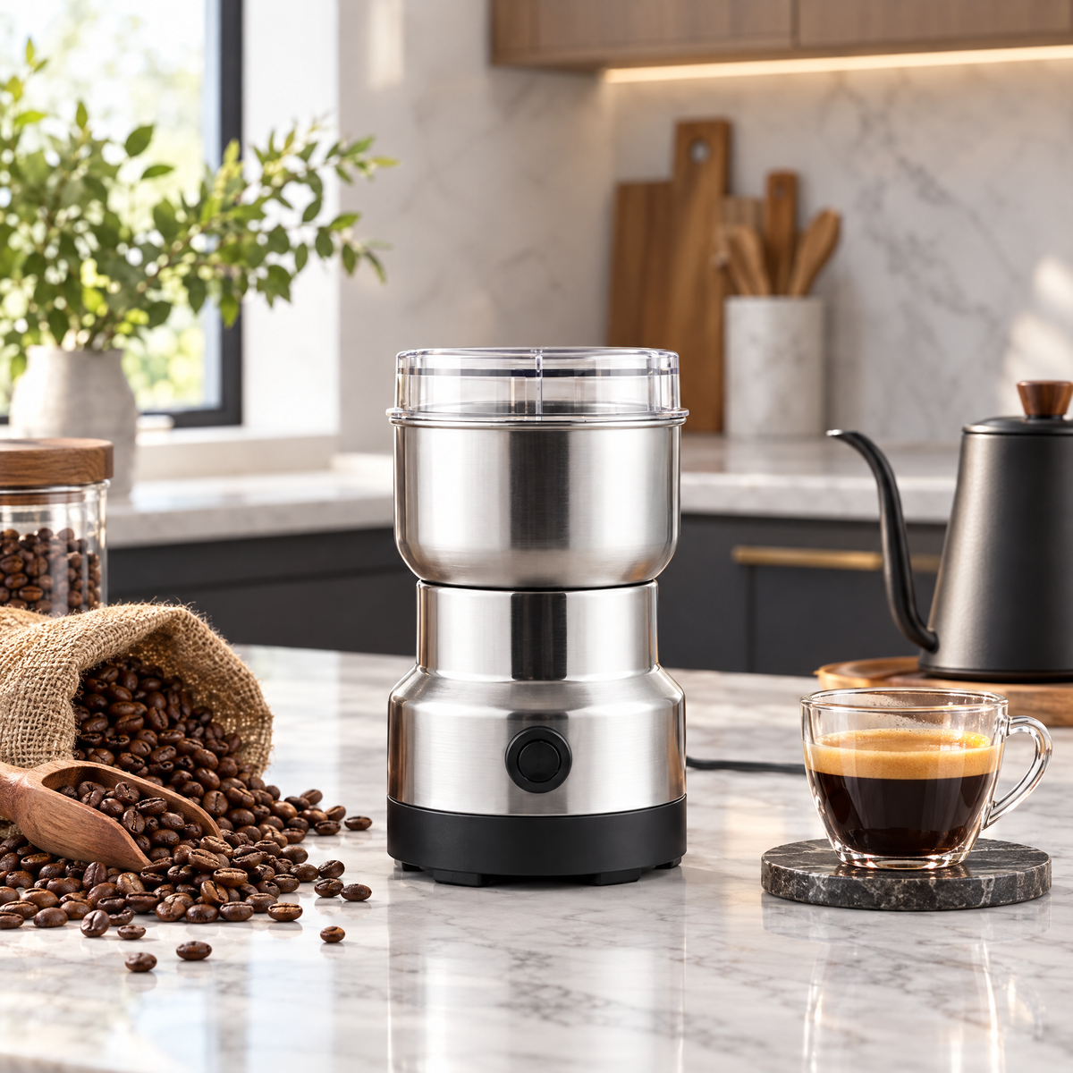 Molino Eléctrico 300W para Café, Granos y Especias - foto 2