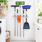 Organizador de Pared para Escobas y Traperos, Todo colgado y en orden - foto 5