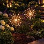 Pack 2 Luces Solares Fuegos Artificiales, Para jardín - foto 2