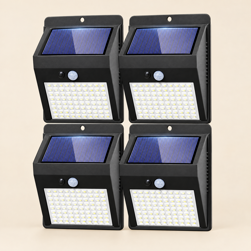 Pack 4 Focos Solares LED para Exterior, Sin Cables - foto 2