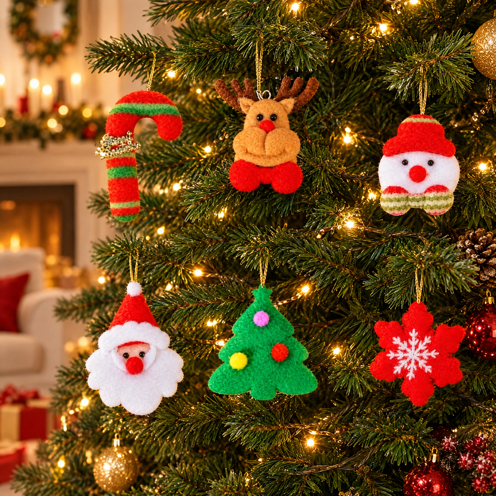 Set 6 Adornos Navideños, Decoración con Encanto - foto 5