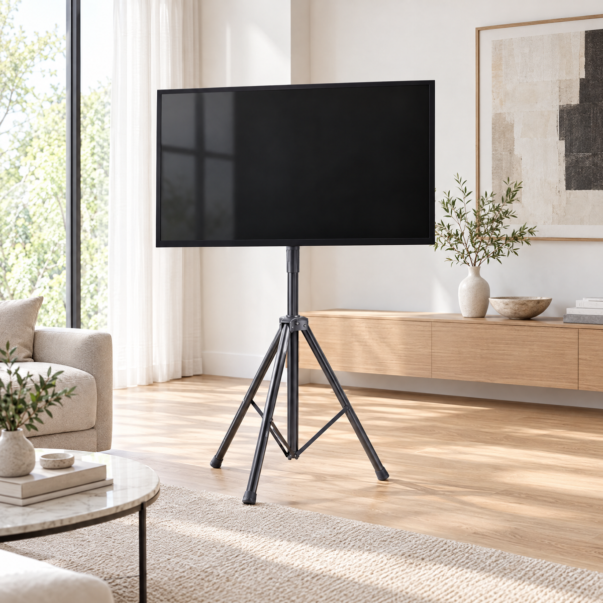 Soporte de Piso Trípode para TV 32 a 55", Sin perforar la pared - foto 5
