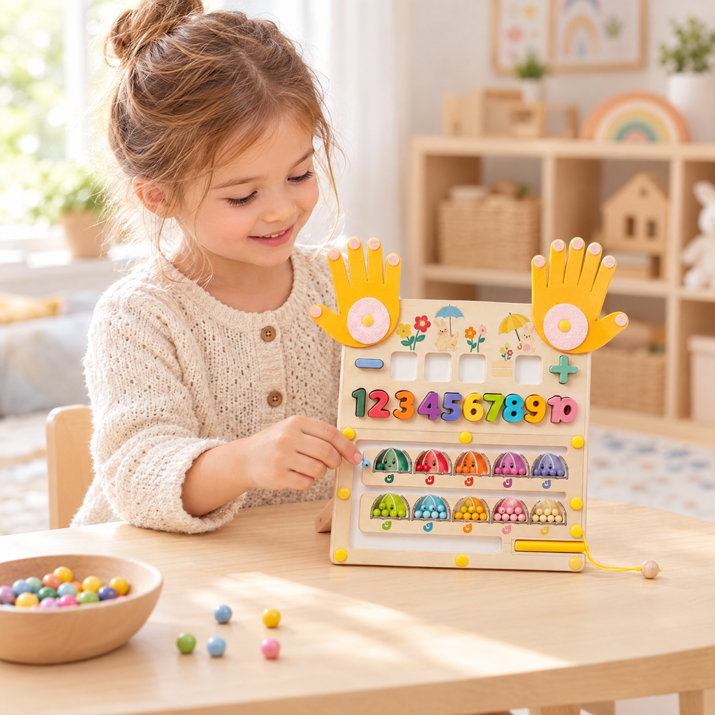 Tablero Montessori de Matemáticas, Aprende a Contar - foto 5