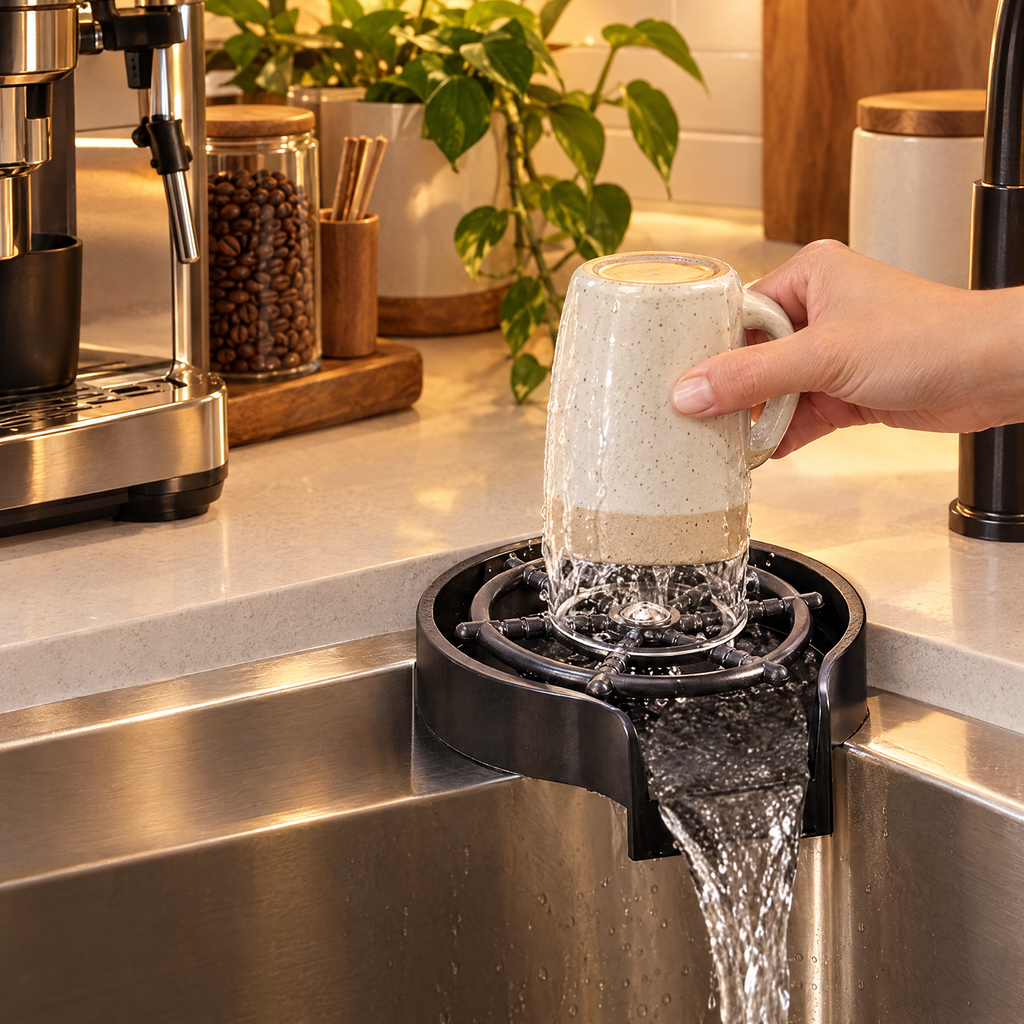 Lavador de vasos automático para lavaplatos