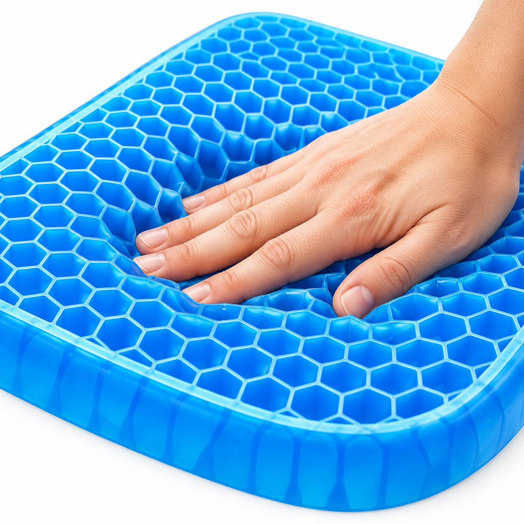 Cojín de Gel Ergonómico para Asiento