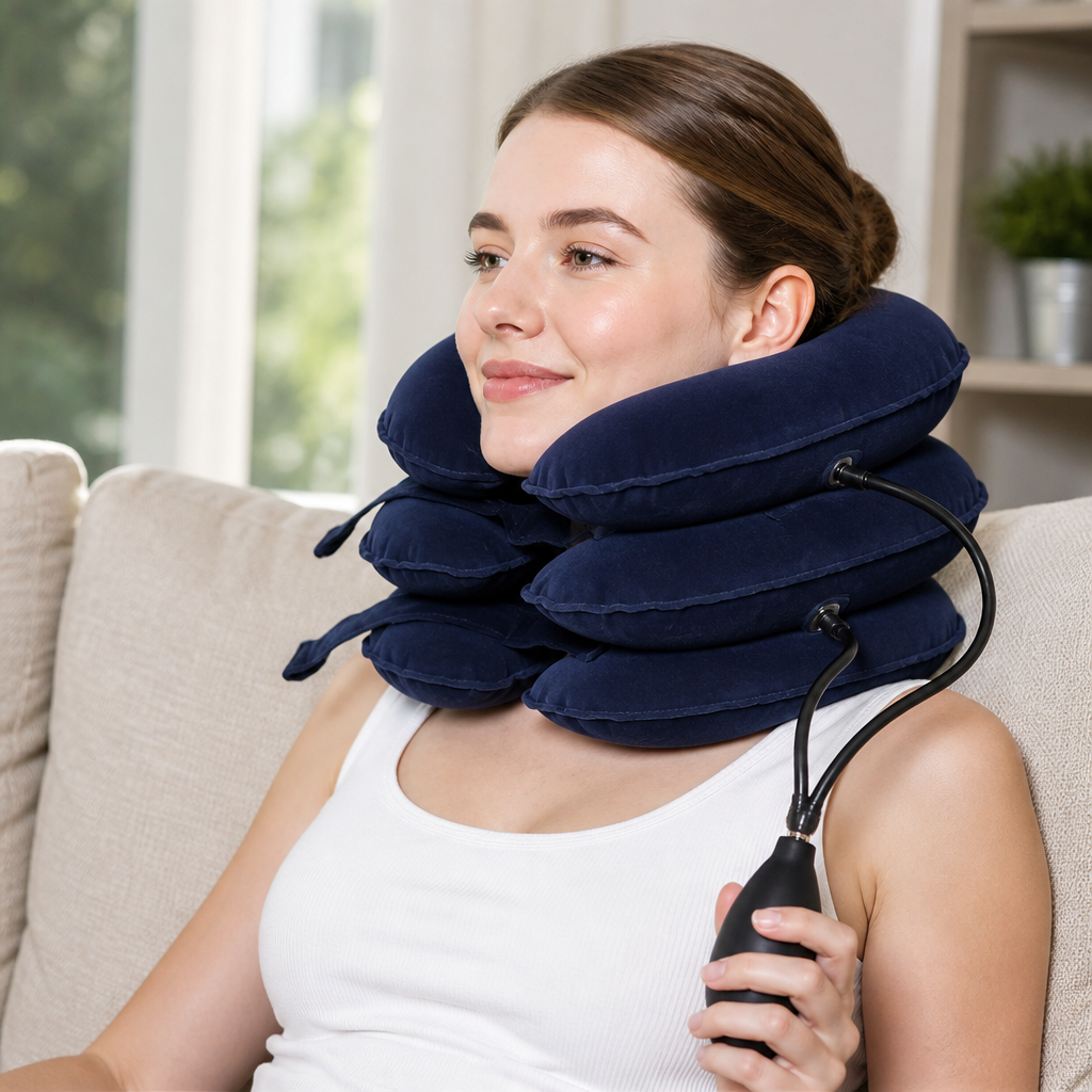 Almohada Cervical Inflable - foto 3