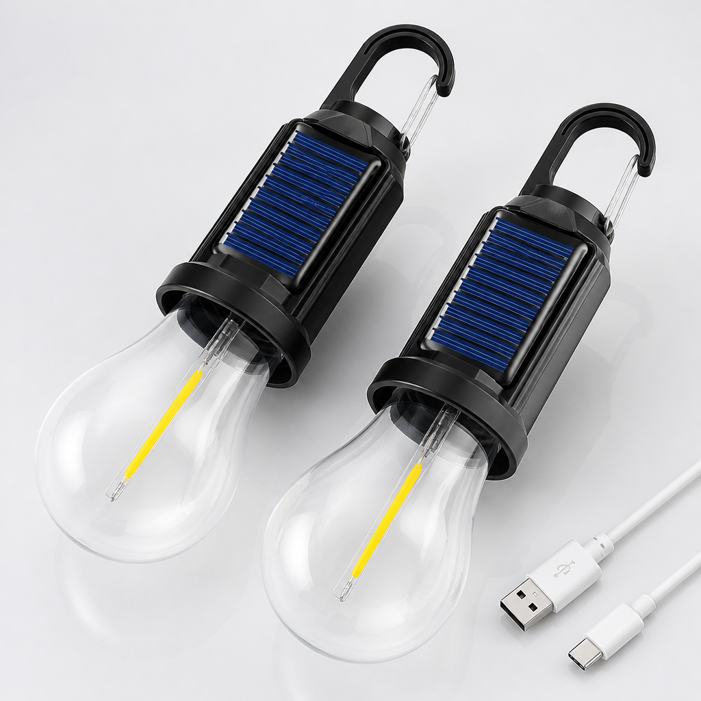 Ampolleta Solar de Camping Pack x2 - foto 4