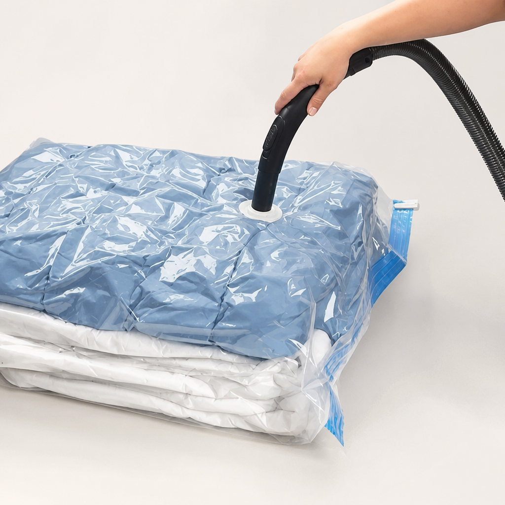 Bolsas al Vacío para Ropa Set x12 con Bomba Manual - foto 5