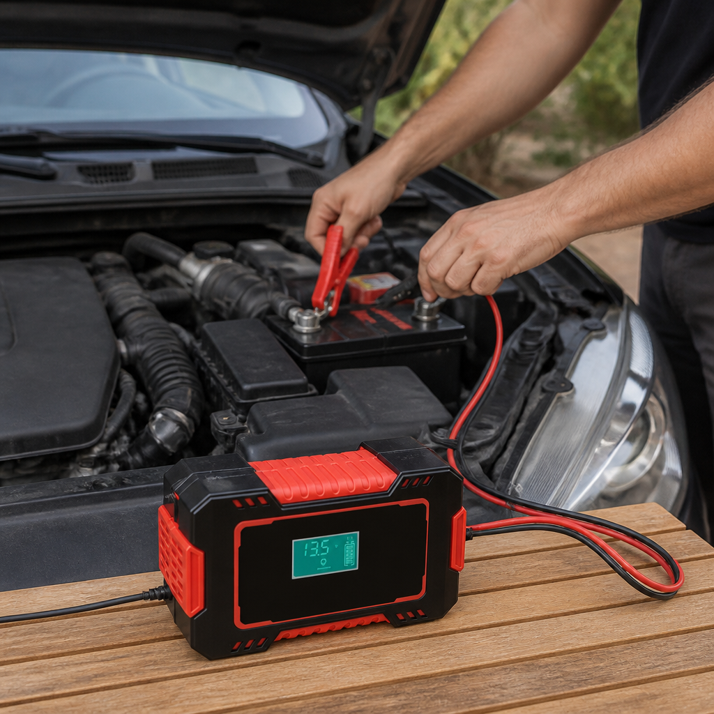 Cargador de Batería para Auto 12V - foto 4
