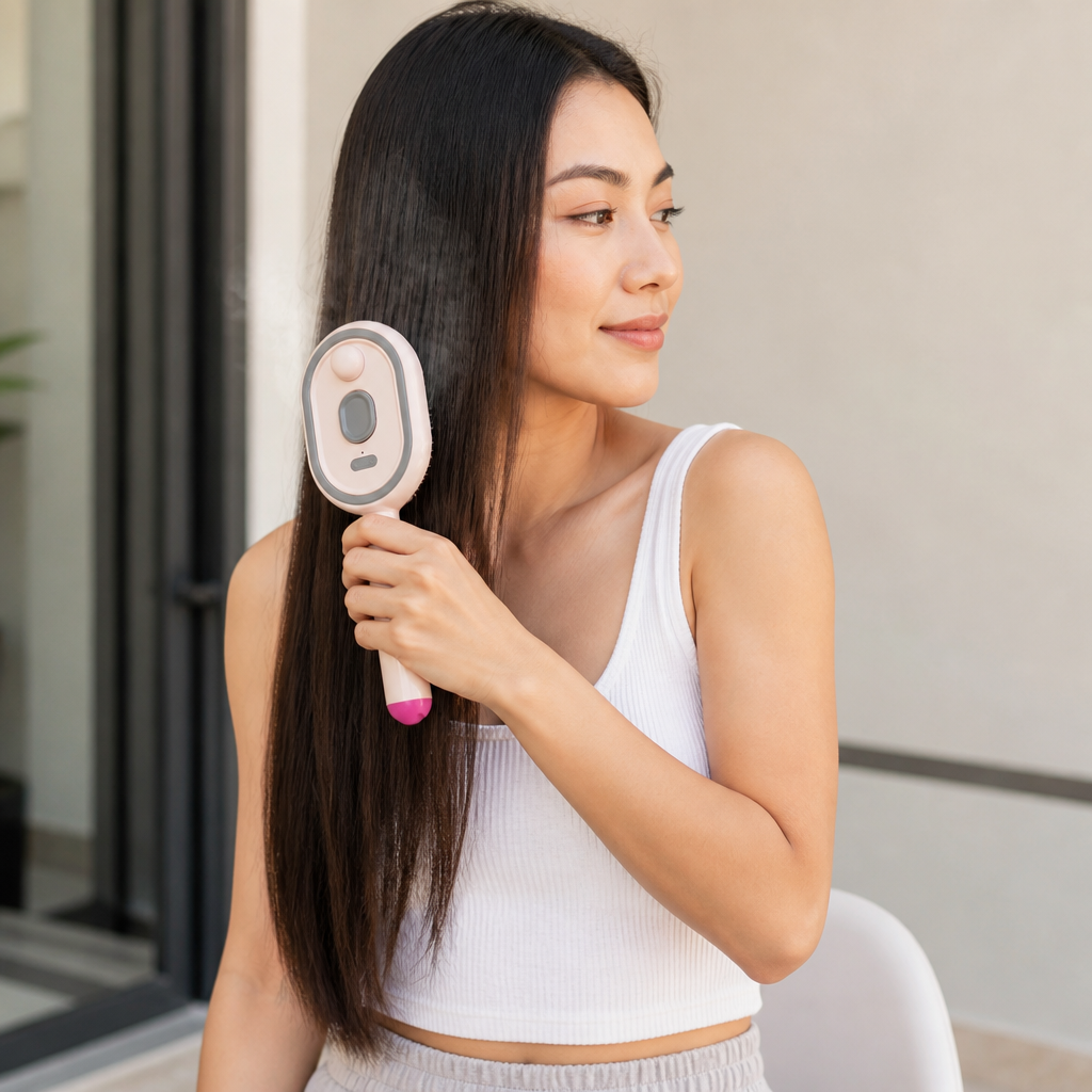 Cepillo a Vapor Eléctrico Anti Frizz - foto 2