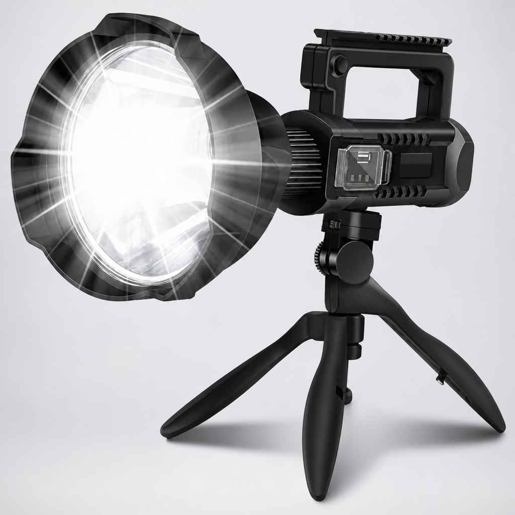 Foco Linterna LED Recargable con Trípode - foto 5