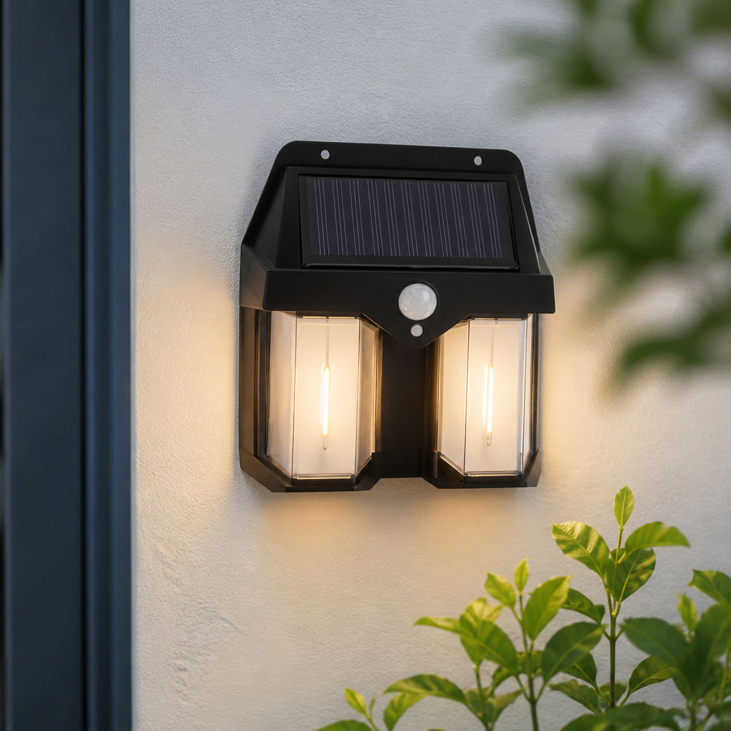 Foco Solar Exterior con Sensor de Movimiento - foto 5