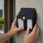 Foco Solar Exterior con Sensor de Movimiento - foto 4