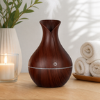 Humidificador Aromatizador Diseño Madera - foto 5
