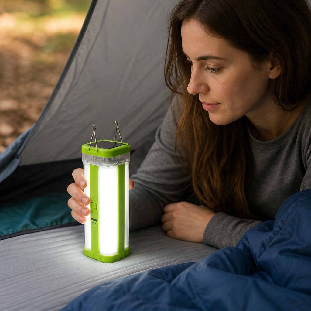 Lámpara LED Solar para Camping 500 Lúmenes - foto 3
