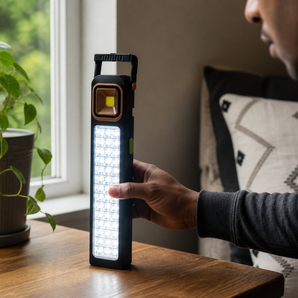 Lámpara Solar de Emergencia Recargable 48 LED - foto 3