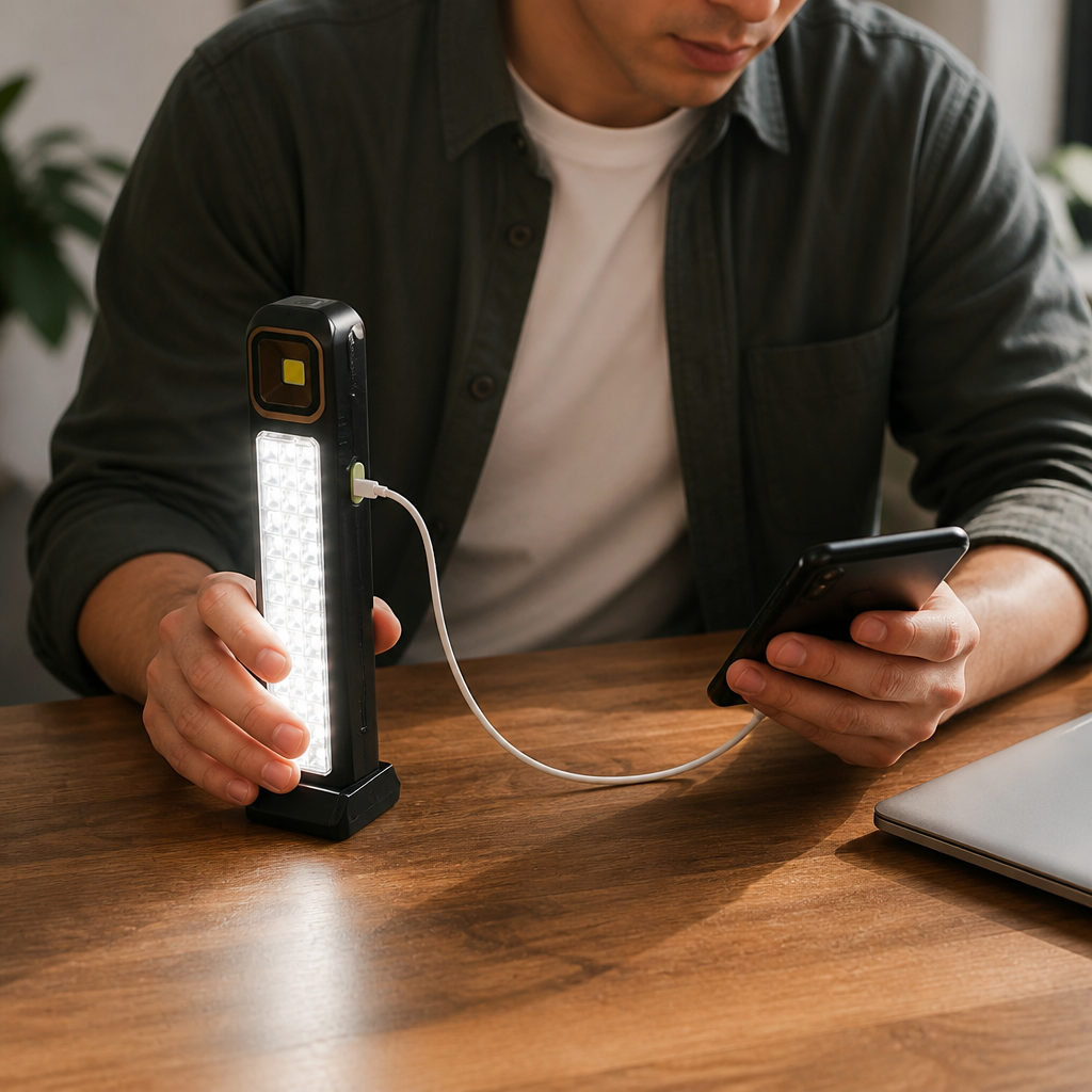 Luz de Emergencia Solar con Power Bank Pack x2 - foto 2