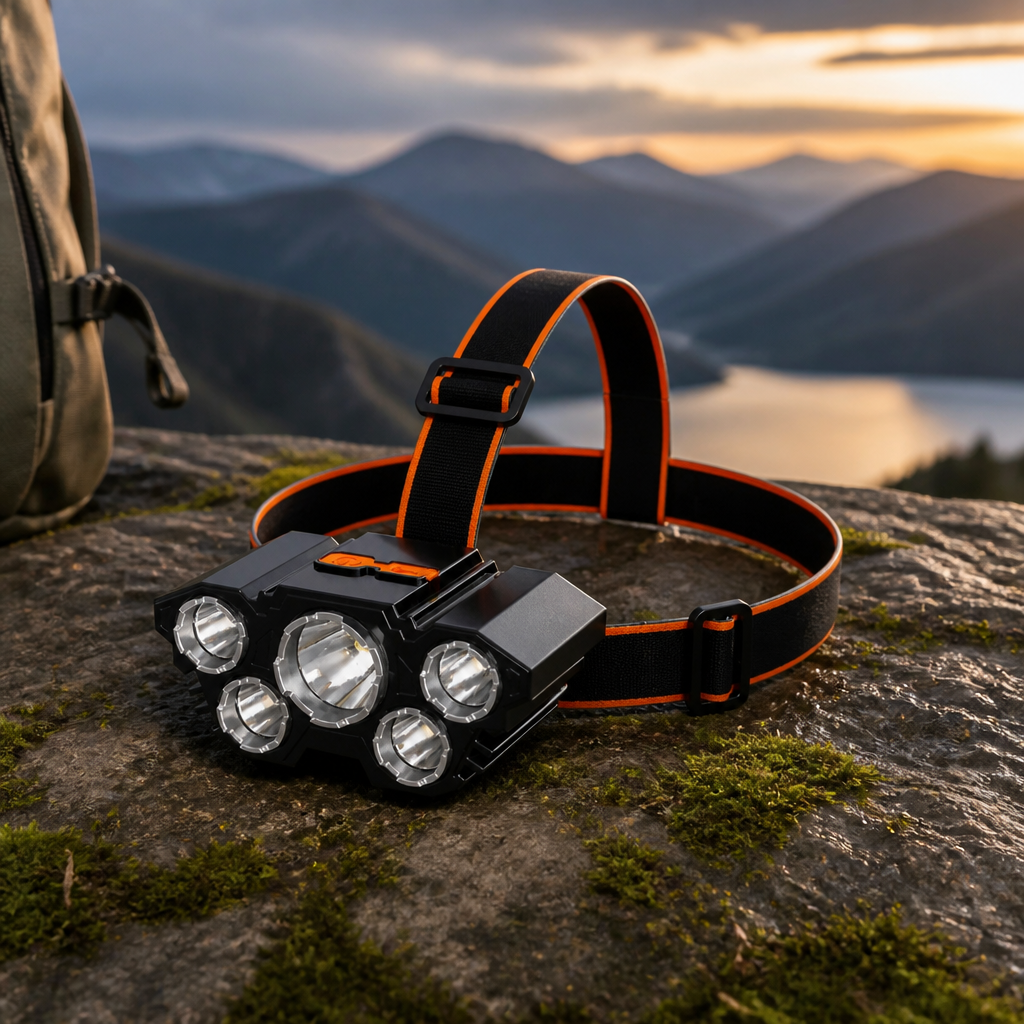 Linterna Frontal LED Recargable 4 Modos - foto 4