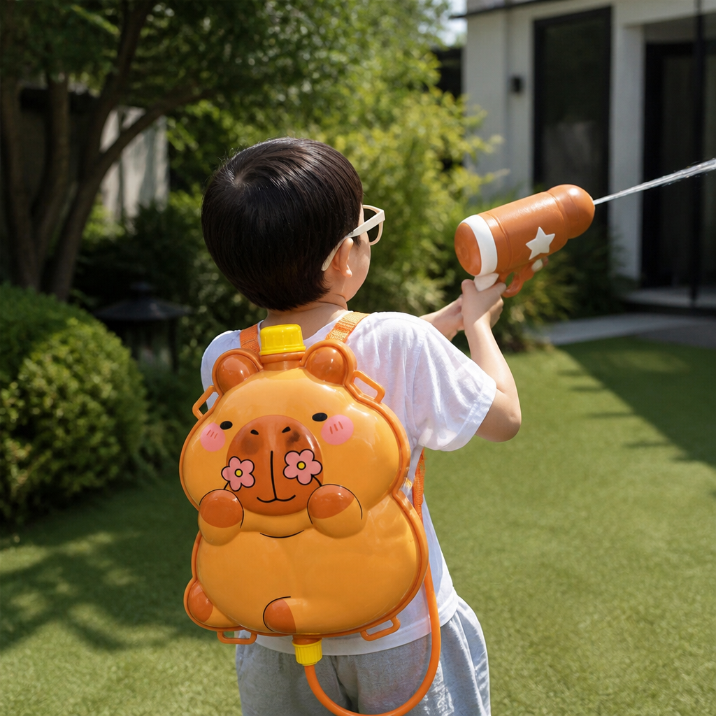 Mochila Lanza Agua Kawaii para Niños - foto 4