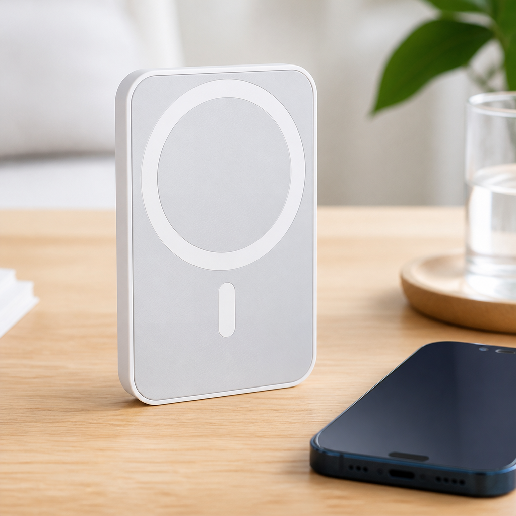 Power Bank Magnético Inalámbrico 5000 mAh - foto 4