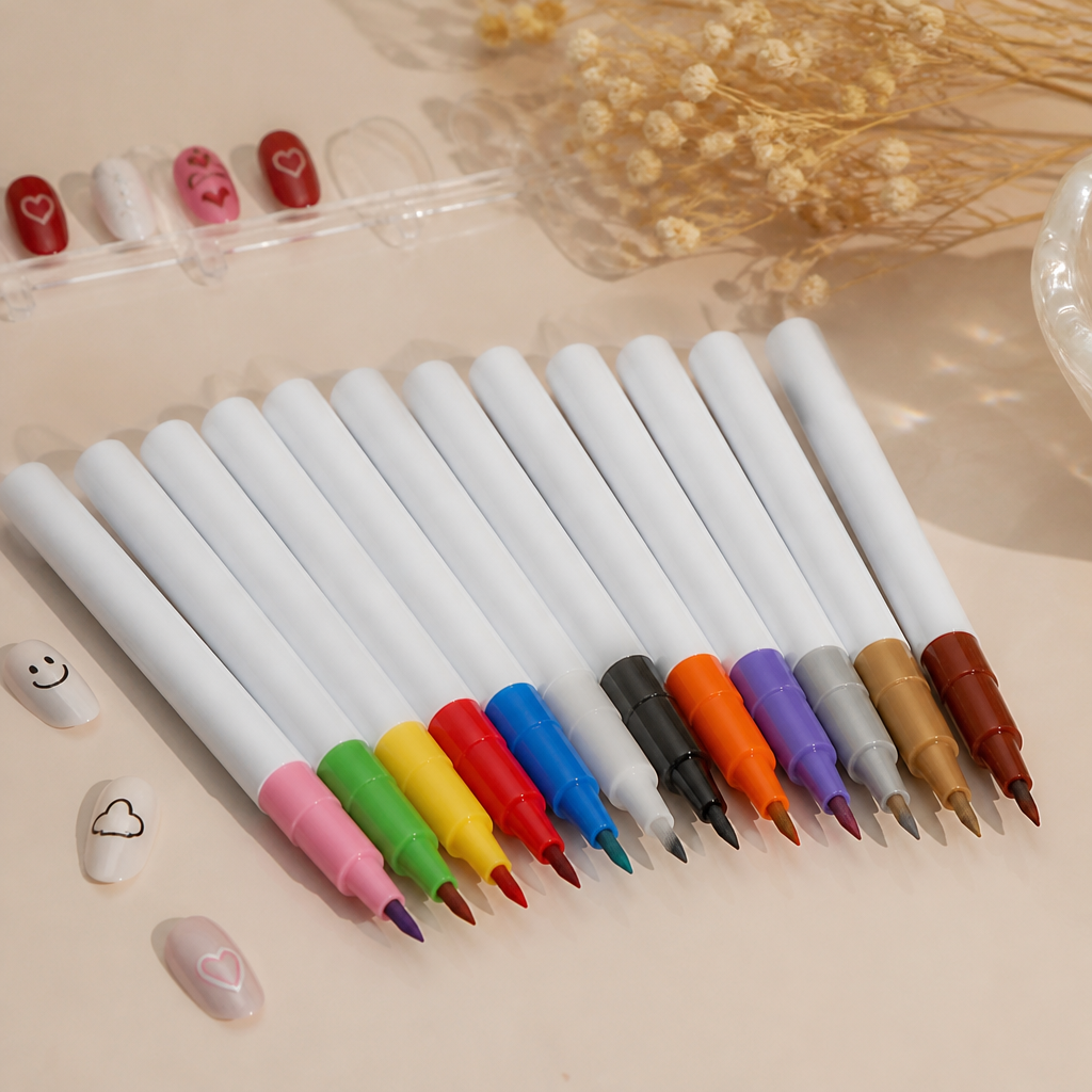 Set 12 Marcadores para Uñas Nail Art - foto 3