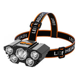 Linterna Frontal LED Recargable 4 Modos