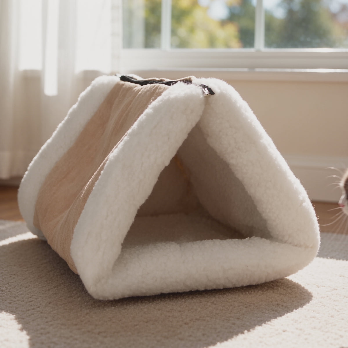 Cama Túnel para Gatos 2 en 1 | Lavable
